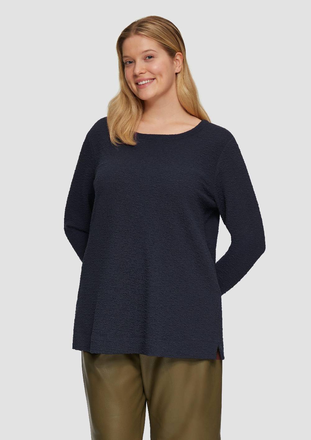 s.Oliver Sweatshirt aus Jacquard Riesige Rabatte
