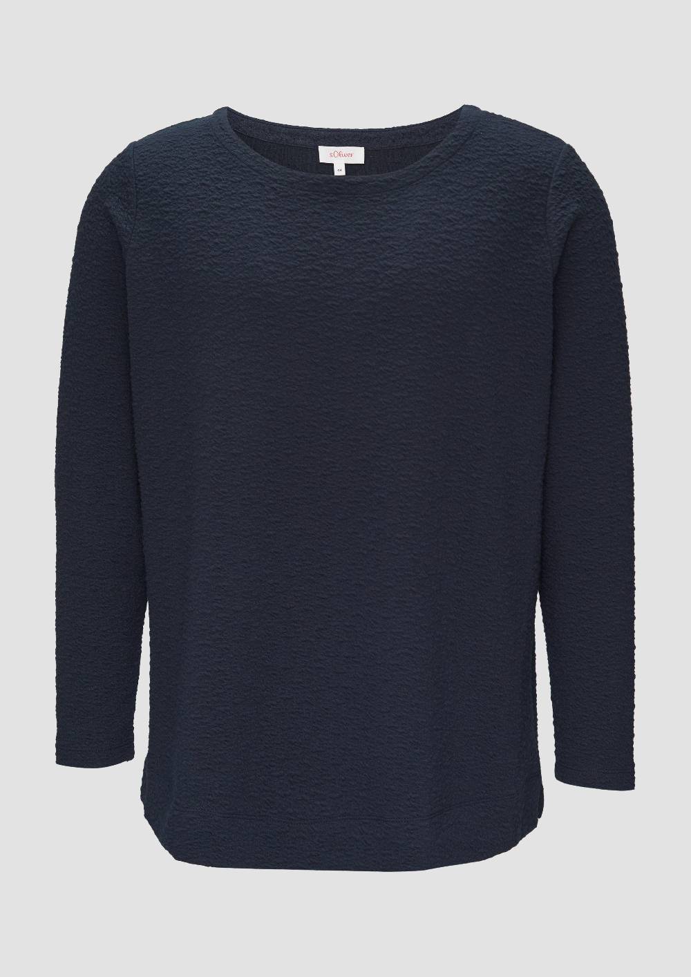 s.Oliver Sweatshirt aus Jacquard Riesige Rabatte