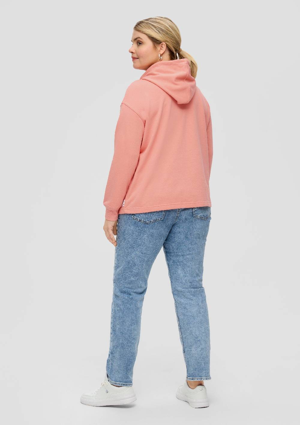 s.Oliver Kapuzensweatshirt mit überschnittener Schulter Kostenloser Versand international