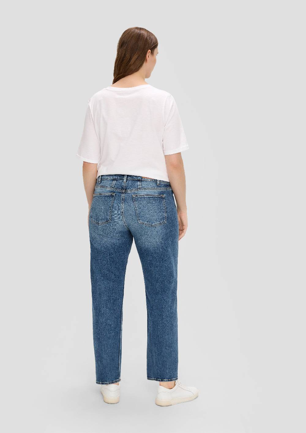 s.Oliver Curvy Jeans / Regular Fit / Mid Rise / Semi-Wide Leg Fabrikverkauf