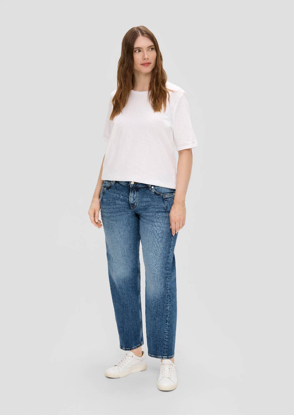 s.Oliver Curvy Jeans / Regular Fit / Mid Rise / Semi-Wide Leg Fabrikverkauf