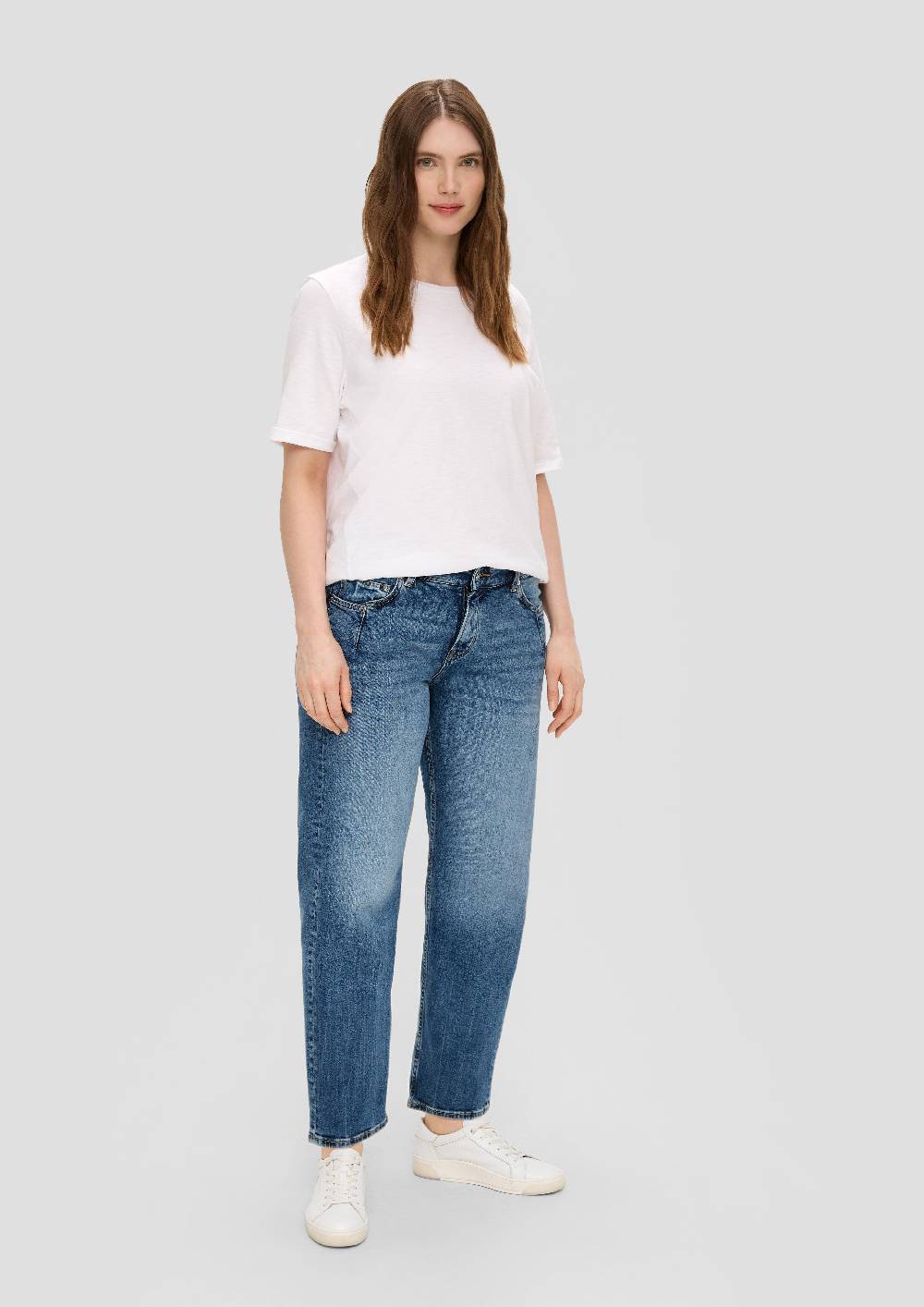 s.Oliver Curvy Jeans / Regular Fit / Mid Rise / Semi-Wide Leg Fabrikverkauf