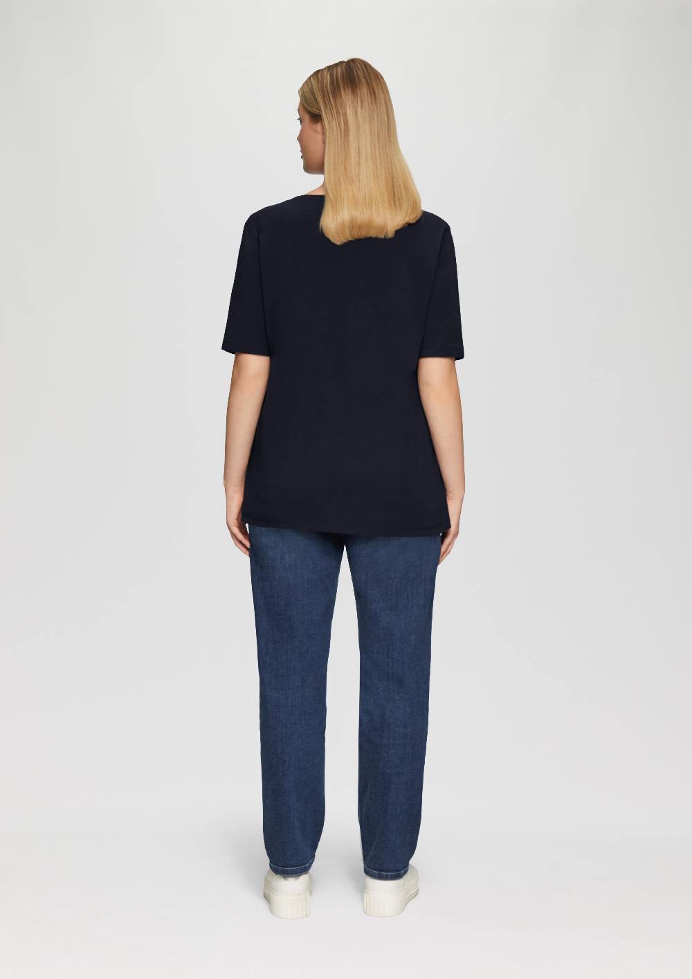 s.Oliver T-Shirt mit Rundhalsausschnitt und Front-Print Fabrik Onlineshop