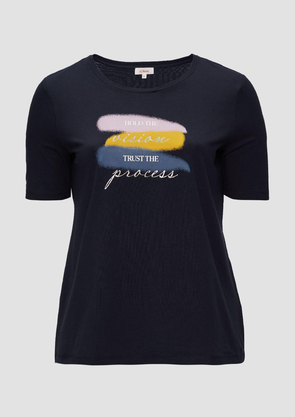 s.Oliver T-Shirt mit Rundhalsausschnitt und Front-Print Fabrik Onlineshop