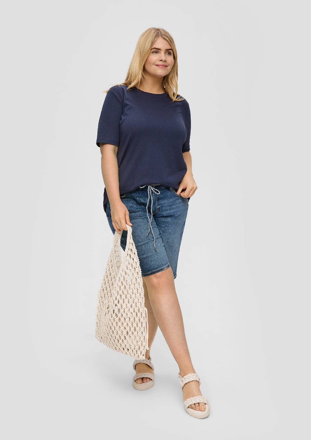 s.Oliver Bermuda mit Bindeband Flash Sale