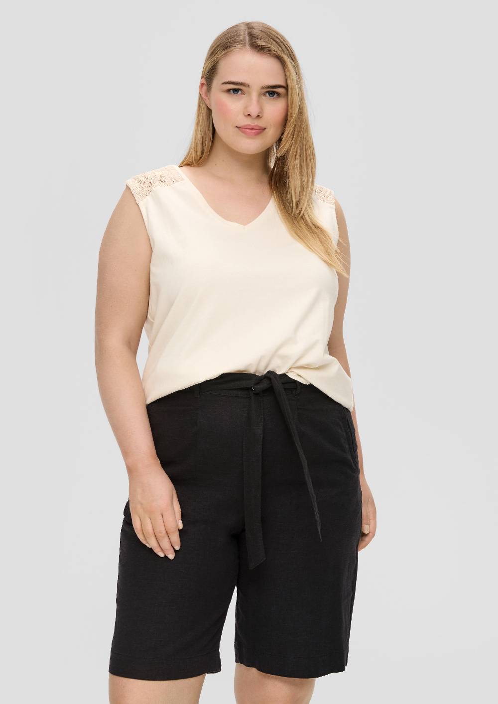 s.Oliver Shorts aus Leinenmix Begrenztes Angebot