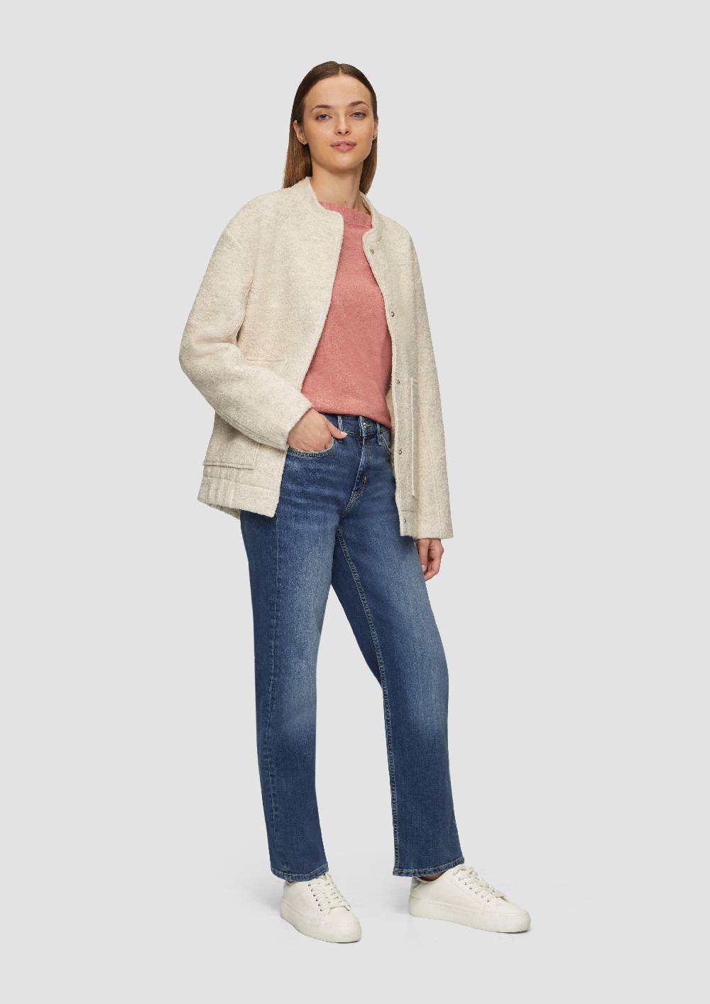 s.Oliver Jeans Karolin / Regular Fit / Mid Rise / Straight Leg Black Friday