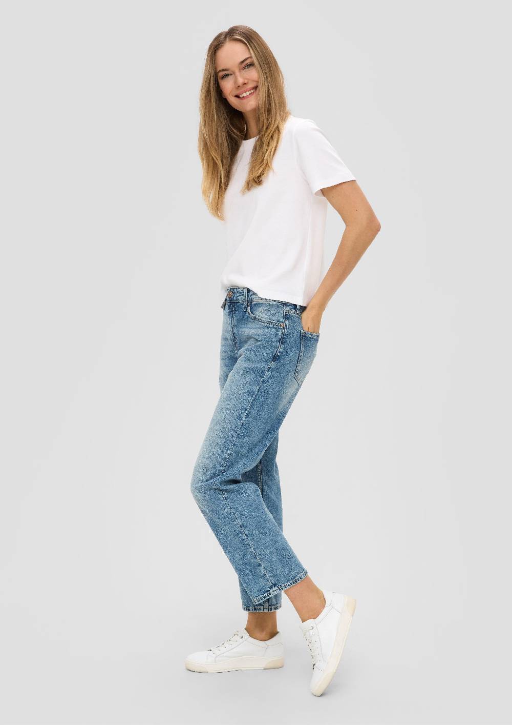 s.Oliver Jeans Karolin / Regular Fit / Mid Rise / Straight Leg Muttertagsangebot