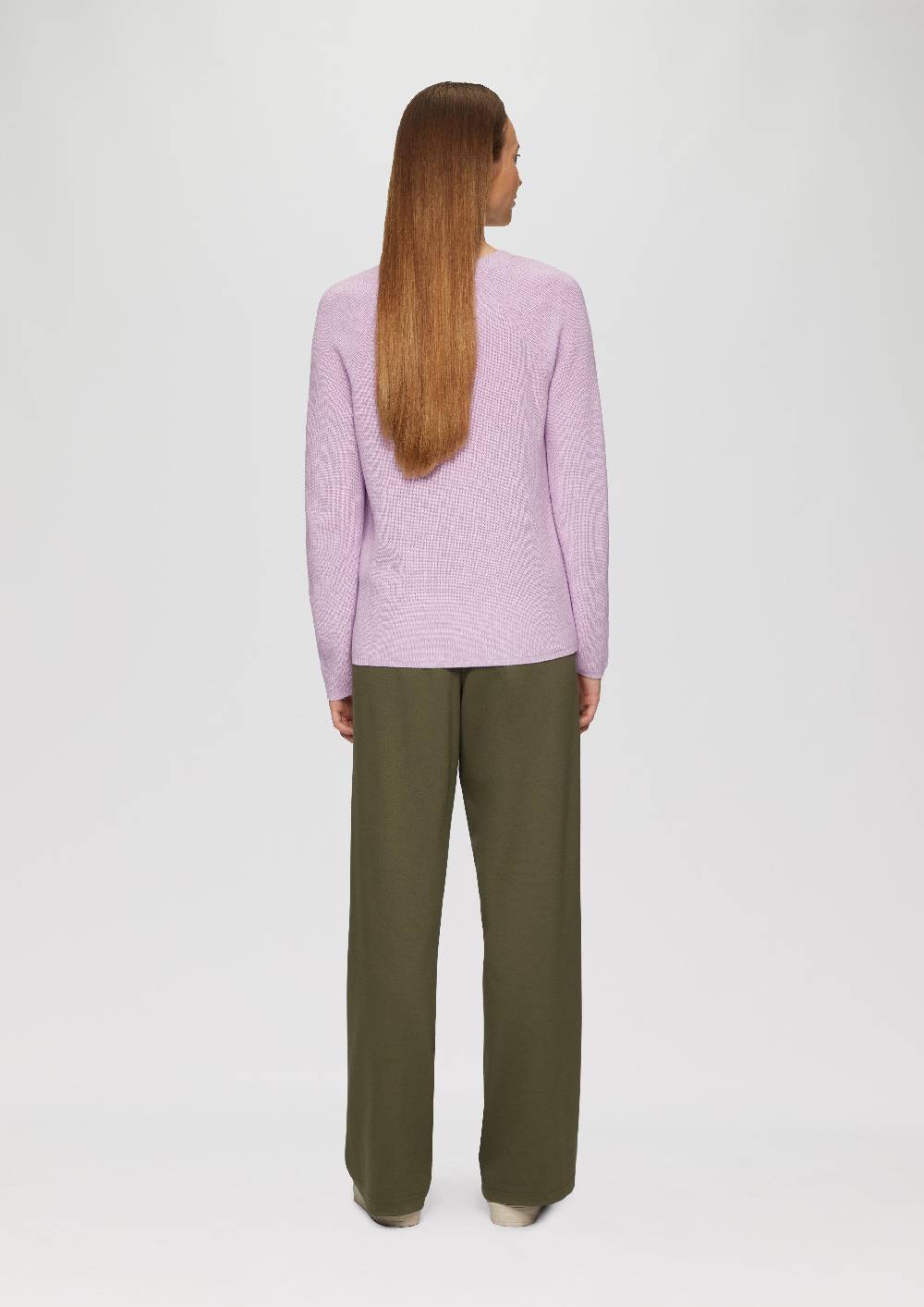 s.Oliver Strickpullover mit V-Ausschnitt und Raglan-Ärmeln Valentinstagsangebot