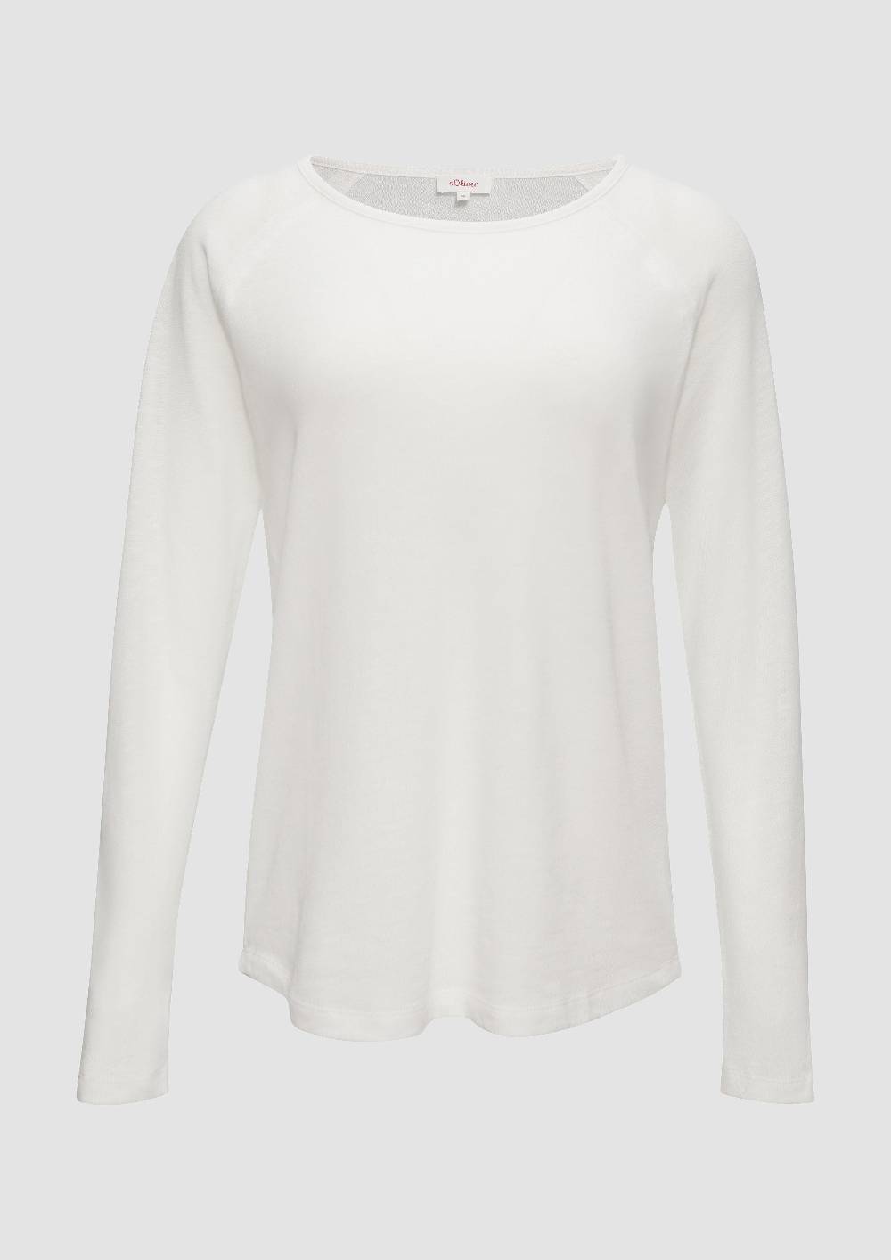 s.Oliver Langarmshirt mit Flammgarnstruktur und Raglanärmeln Tägliche Deals