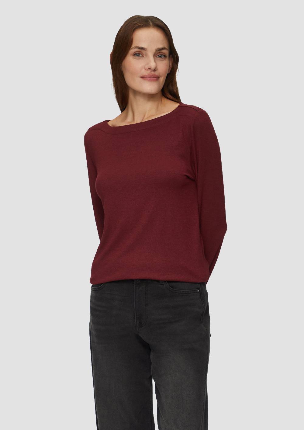 s.Oliver Weicher Longsleeve aus Jerseystrick VIP-Rabatte