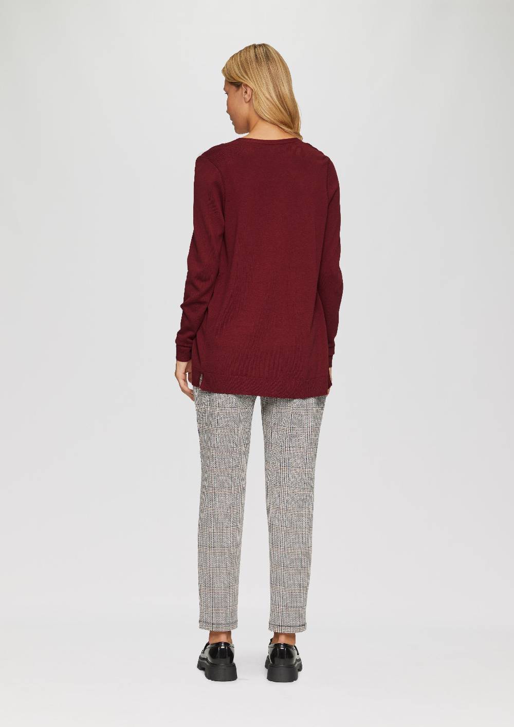 s.Oliver Cardigan aus Viskose-Baumwollmix Tiefpreis
