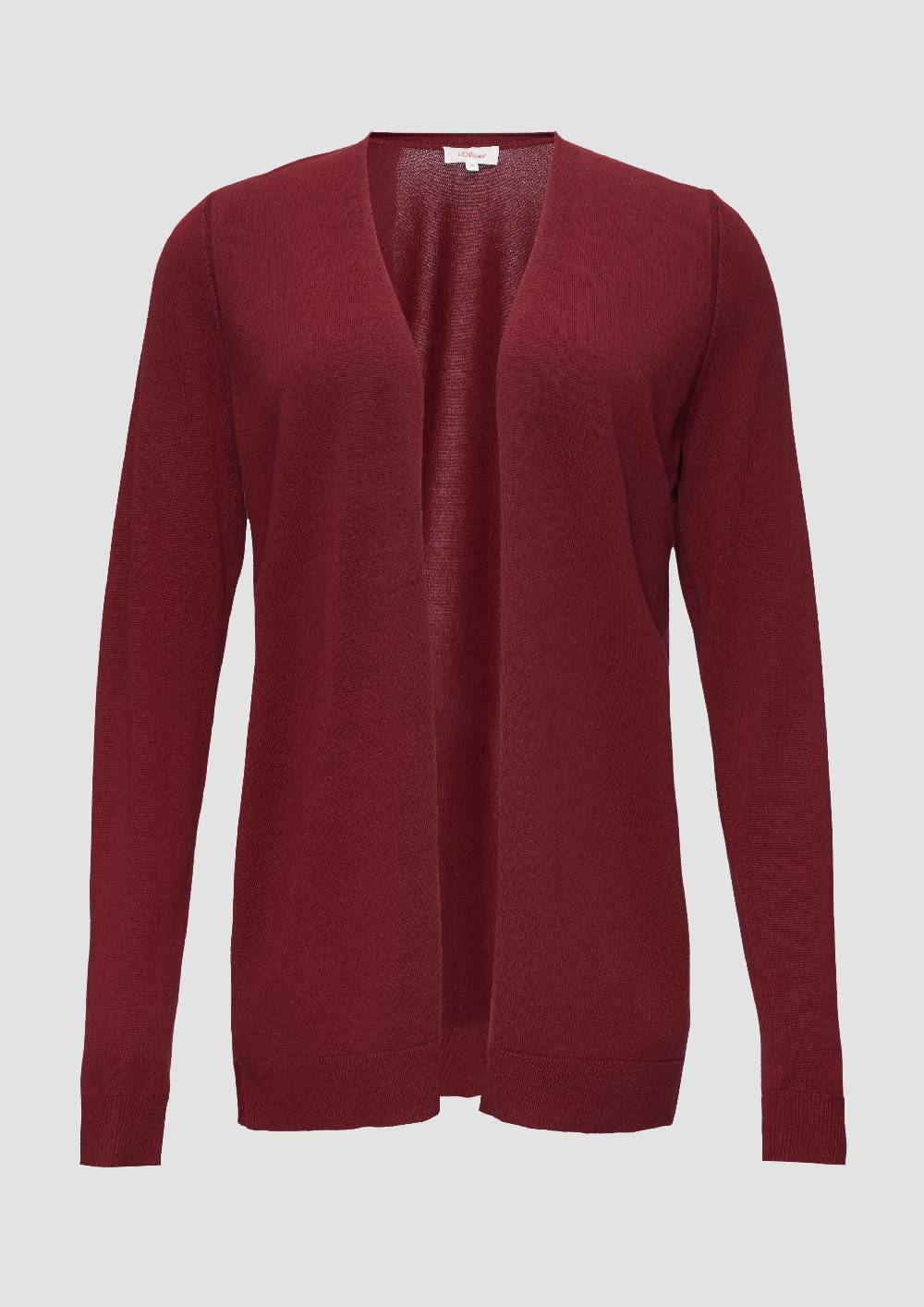 s.Oliver Cardigan aus Viskose-Baumwollmix Tiefpreis
