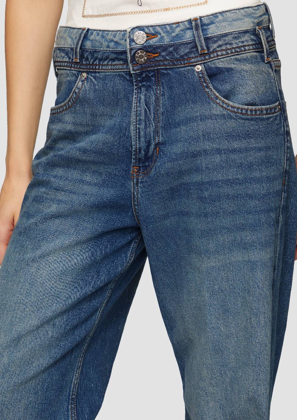 s.Oliver Jeans Suri / Regular Fit / High Rise / Wide Leg Super Sparpreis