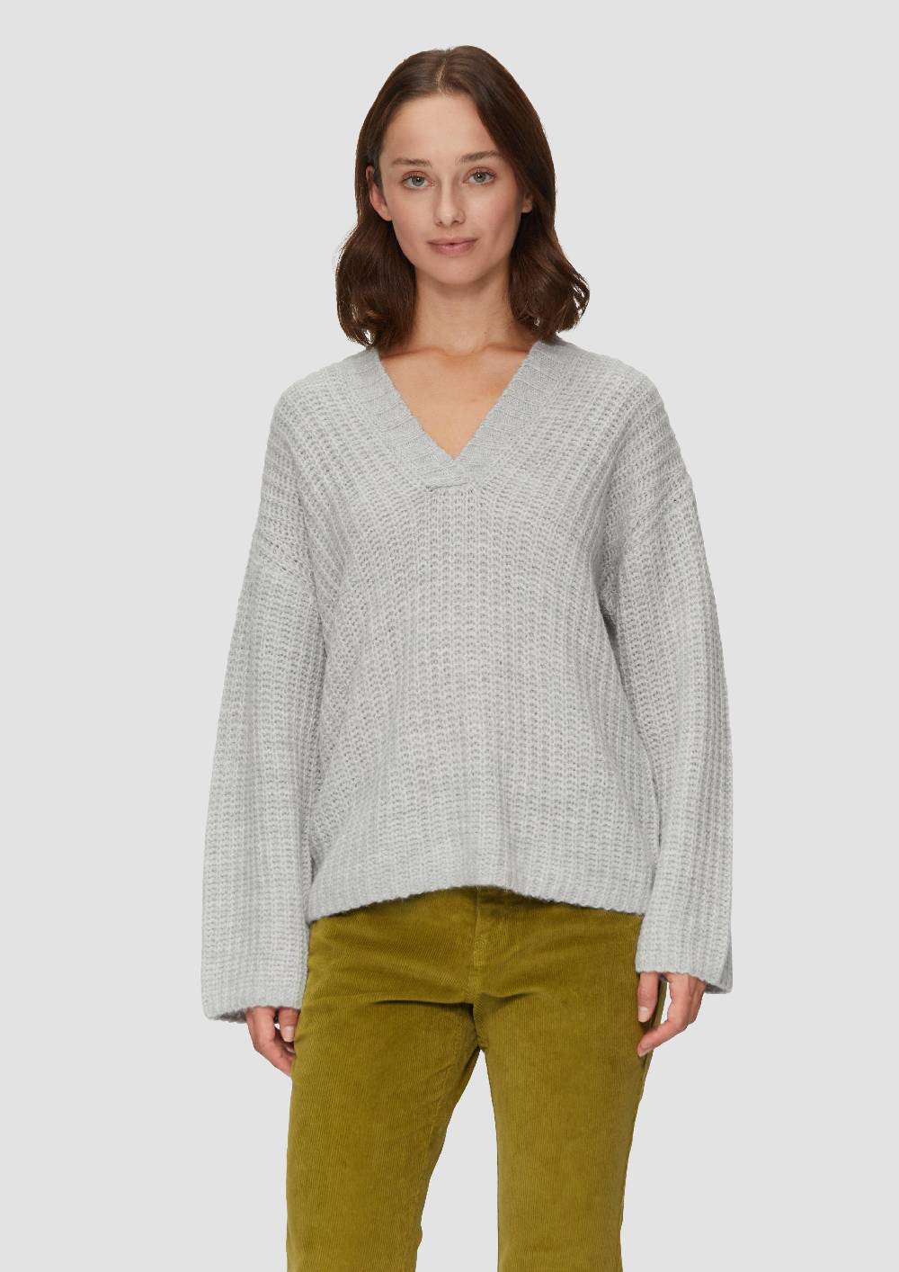 s.Oliver Leichter Wollpullover im Relaxed Fit Bis zu 55% Rabatt