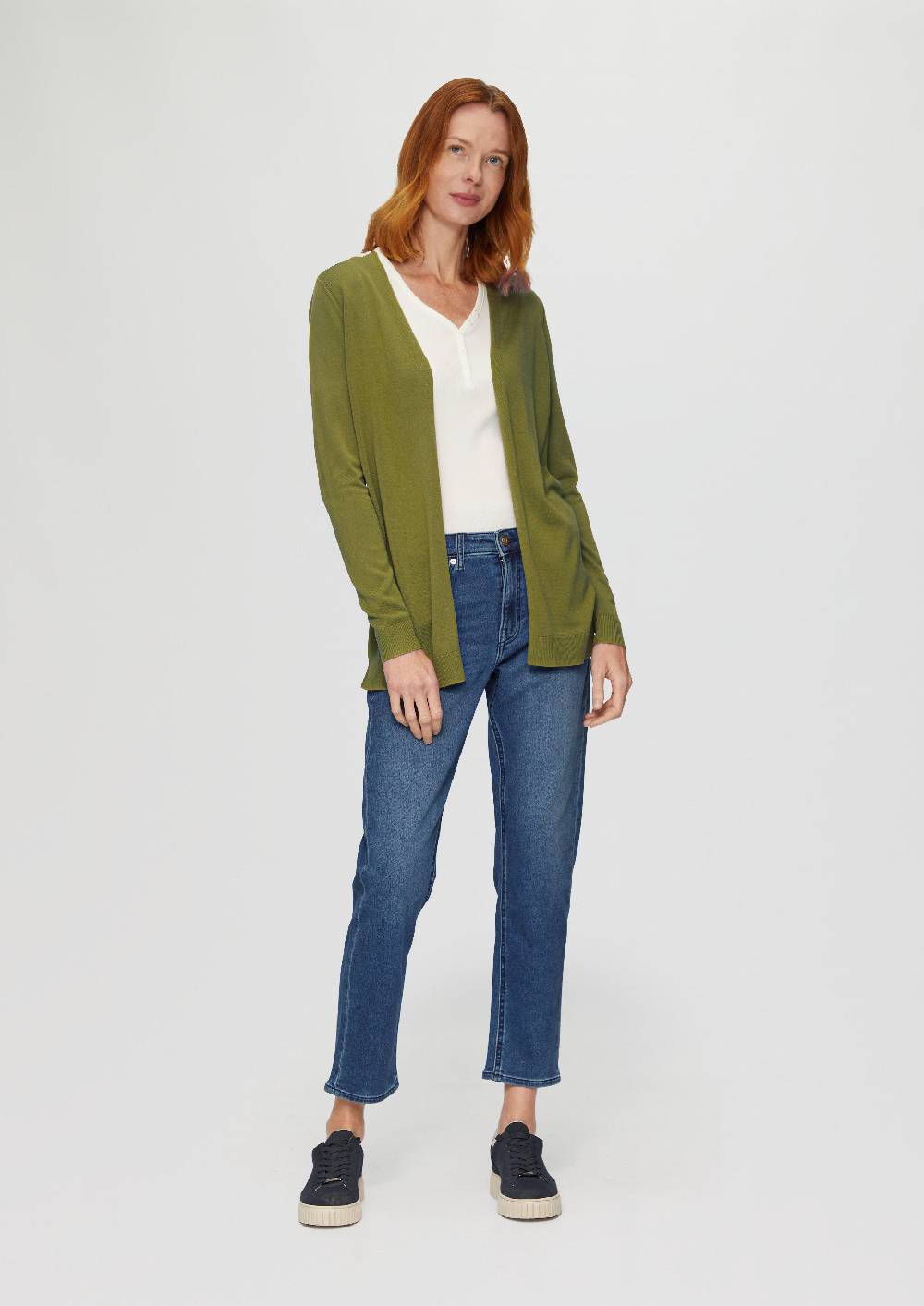 s.Oliver Cardigan aus Viskose-Baumwollmix Super Rabatt