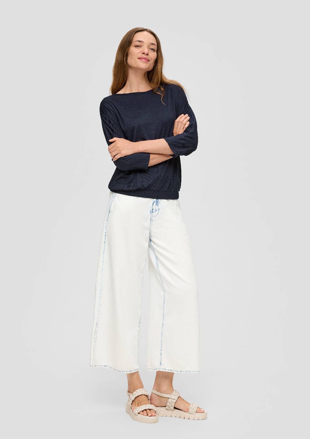 s.Oliver O-Shape-Shirt mit Fledermausarm Kostenloser Versand international