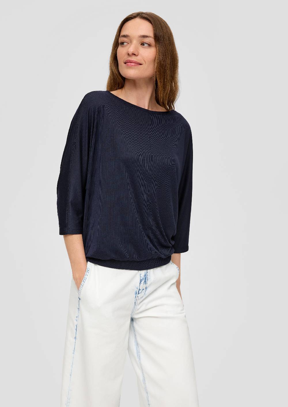 s.Oliver O-Shape-Shirt mit Fledermausarm Kostenloser Versand international