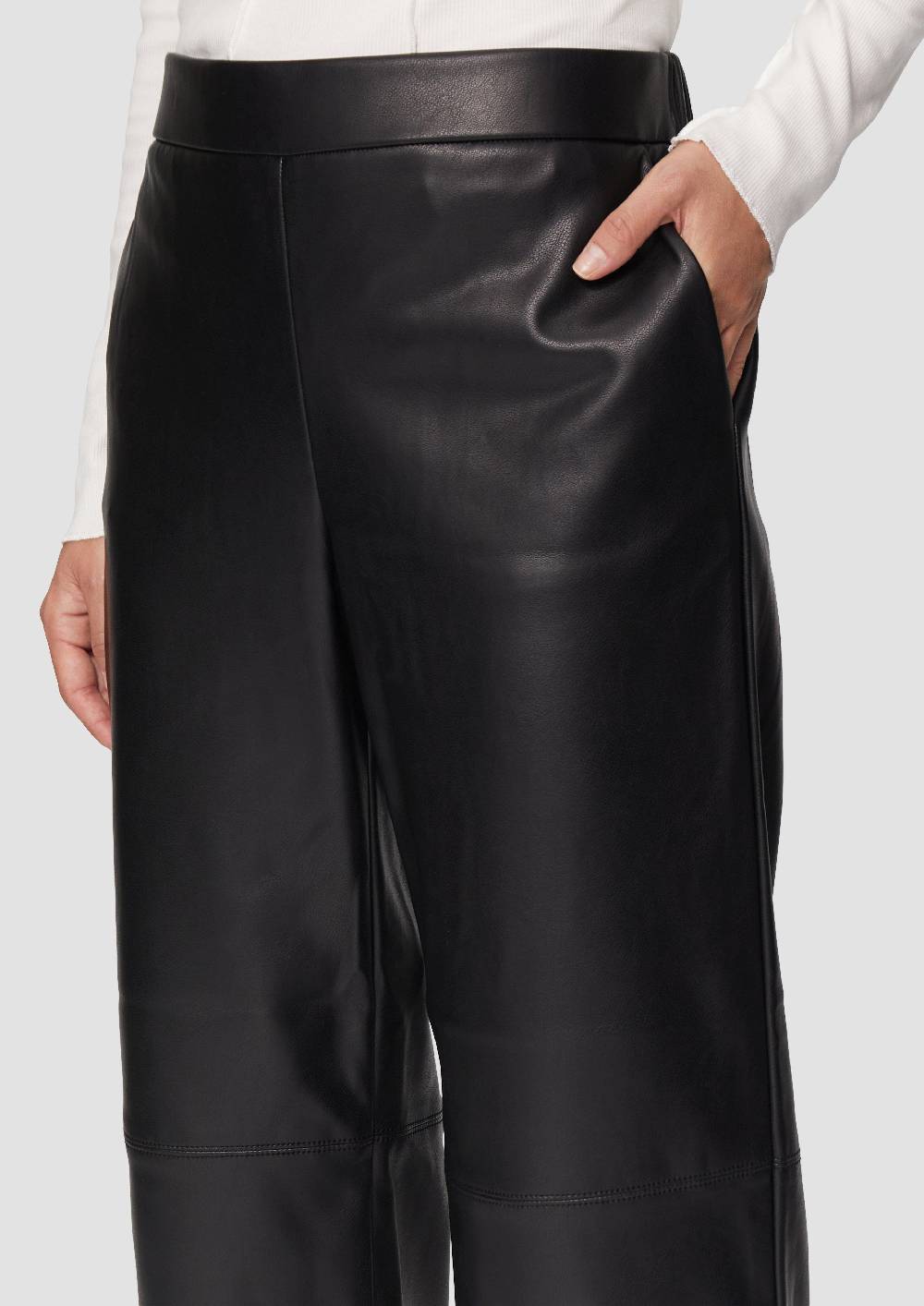 s.Oliver Culotte aus Lederimitat mit Nahtdetails Fabrikladen