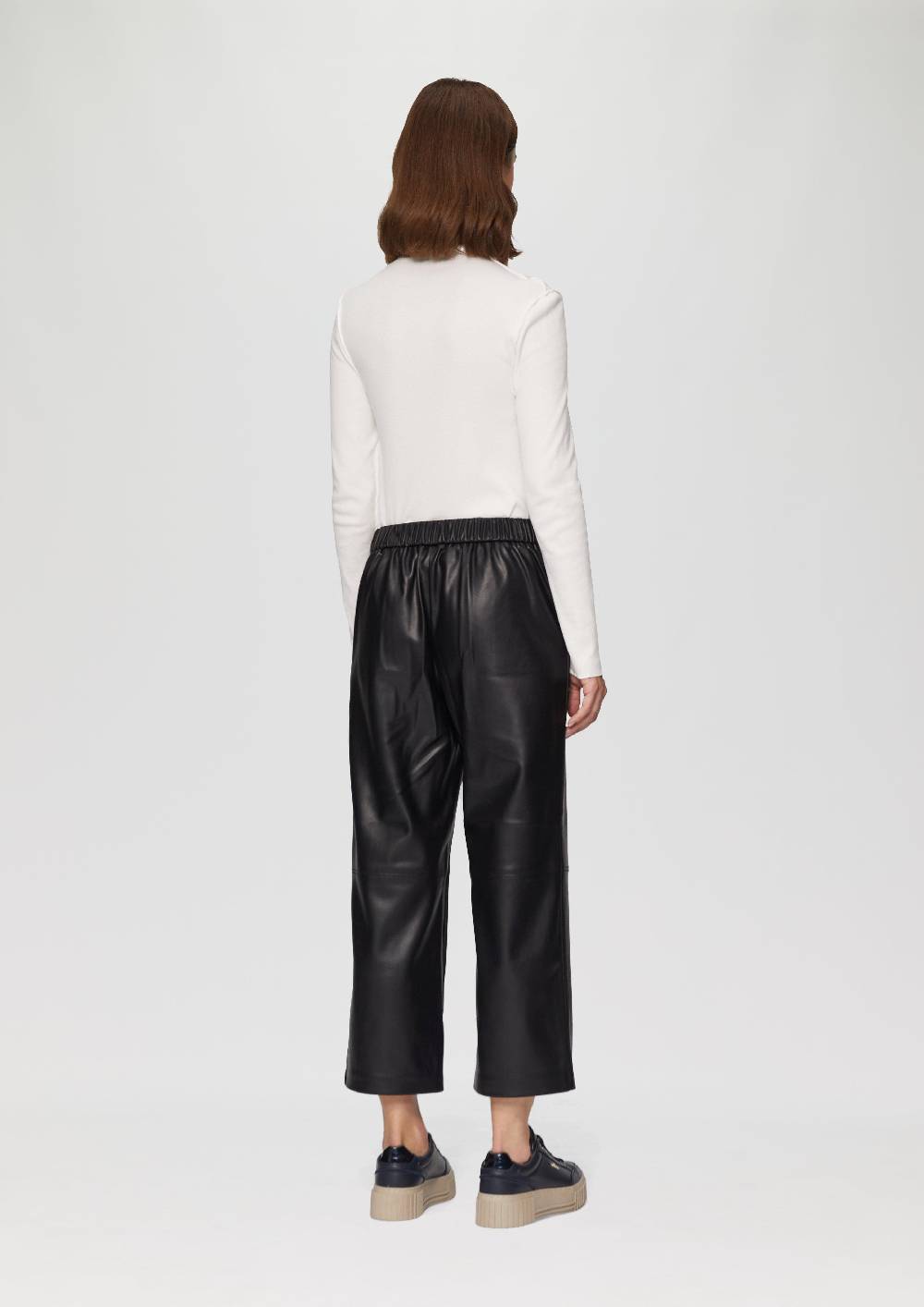s.Oliver Culotte aus Lederimitat mit Nahtdetails Fabrikladen