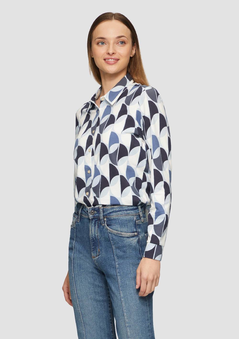 s.Oliver Hemdbluse aus Jersey Rabatte dieses Monats