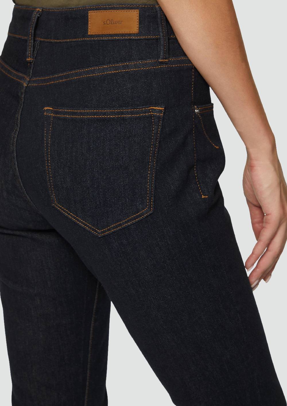 s.Oliver Jeans Betsy / Slim Fit / Mid Rise / Slim Leg / Rinsed Washed Blitzverkäufe