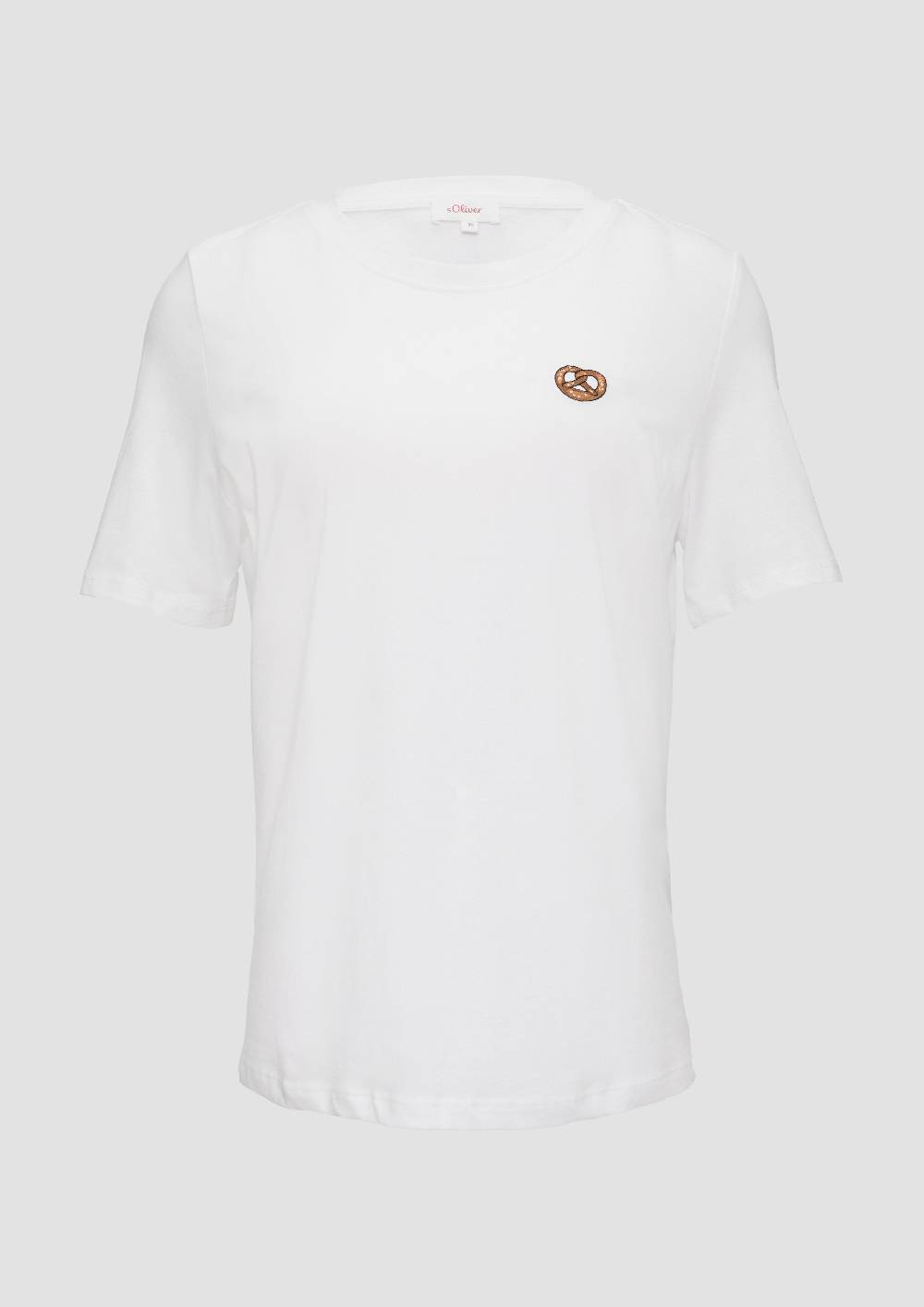s.Oliver T-Shirt mit Frontprint und Glitzer-Detail Günstig kaufen
