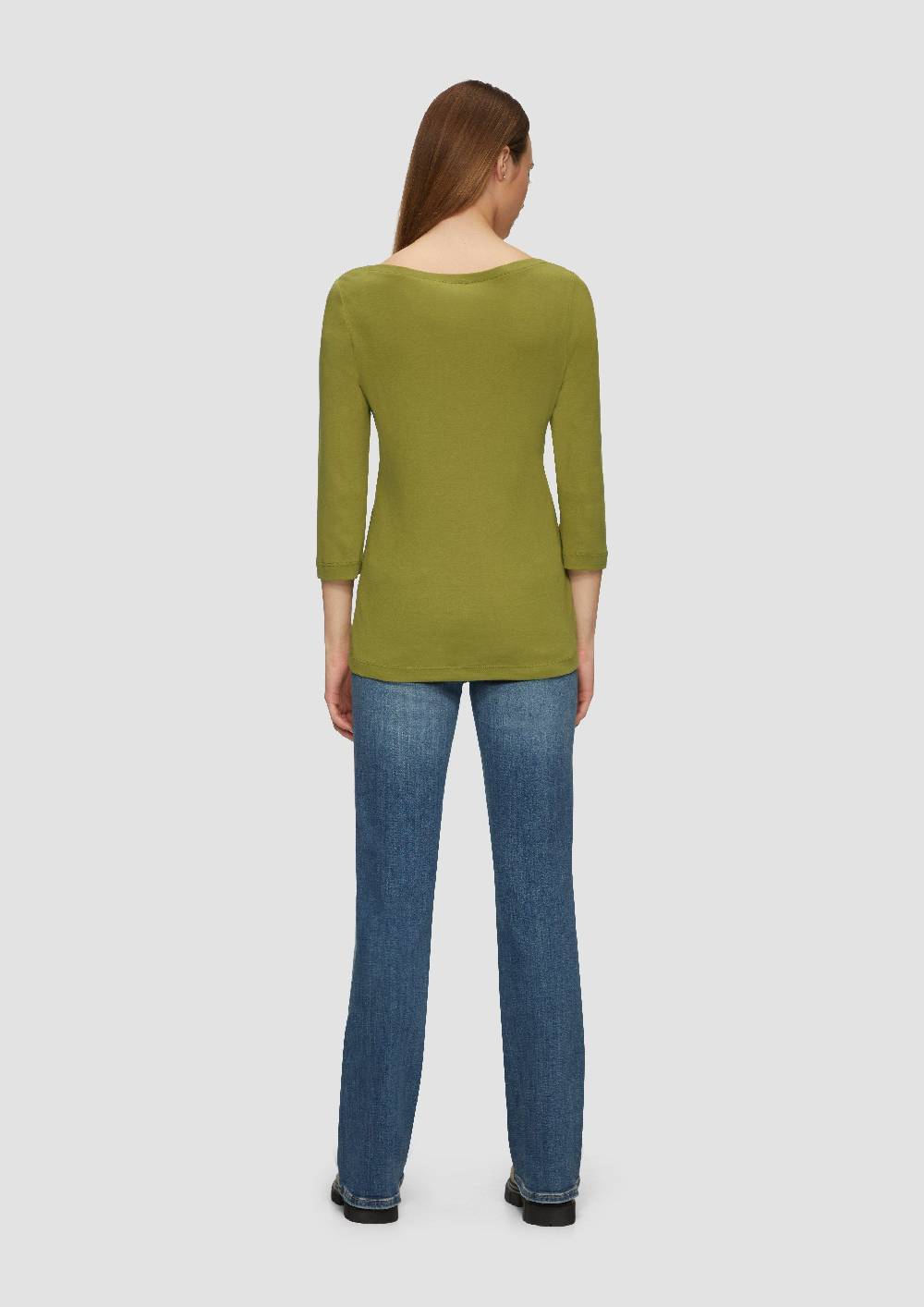 s.Oliver T-Shirt mit 3/4-Arm und U-Boot Ausschnitt Flash Sale