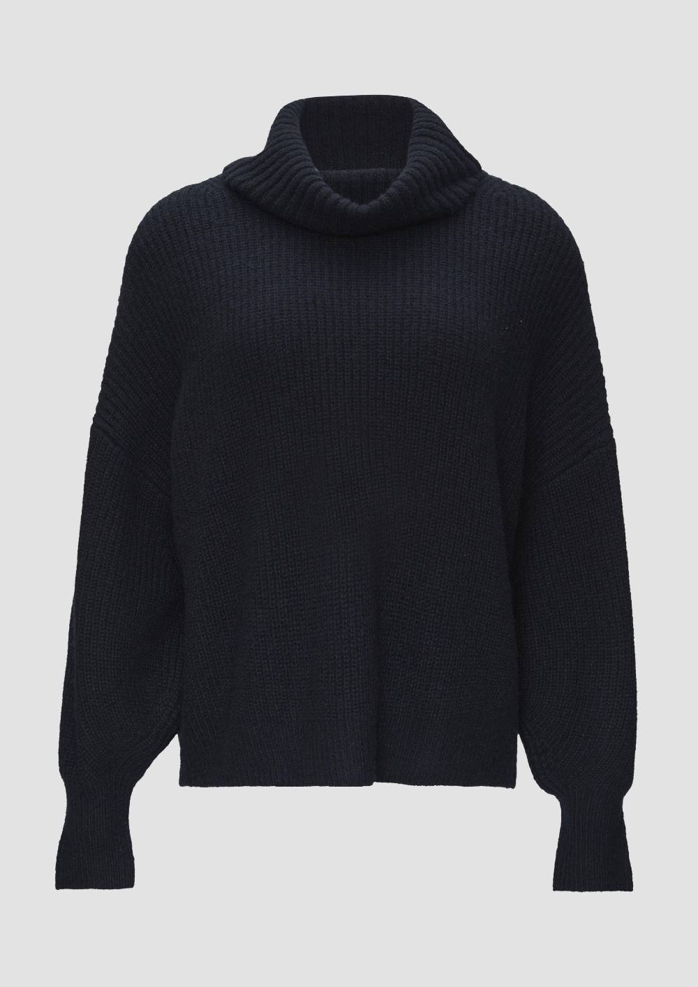 s.Oliver Oversized Rollkragenpullover mit weiten Ärmeln Black Friday