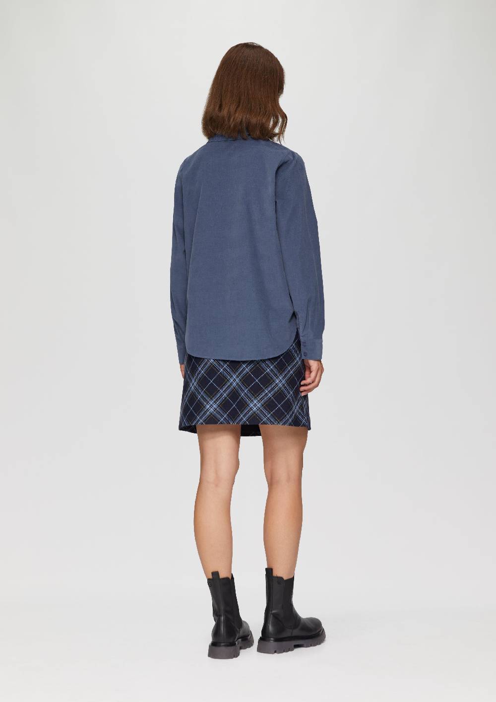 s.Oliver Cordbluse im Relaxed Fit mit Naht-Details Weihnachtsangebot