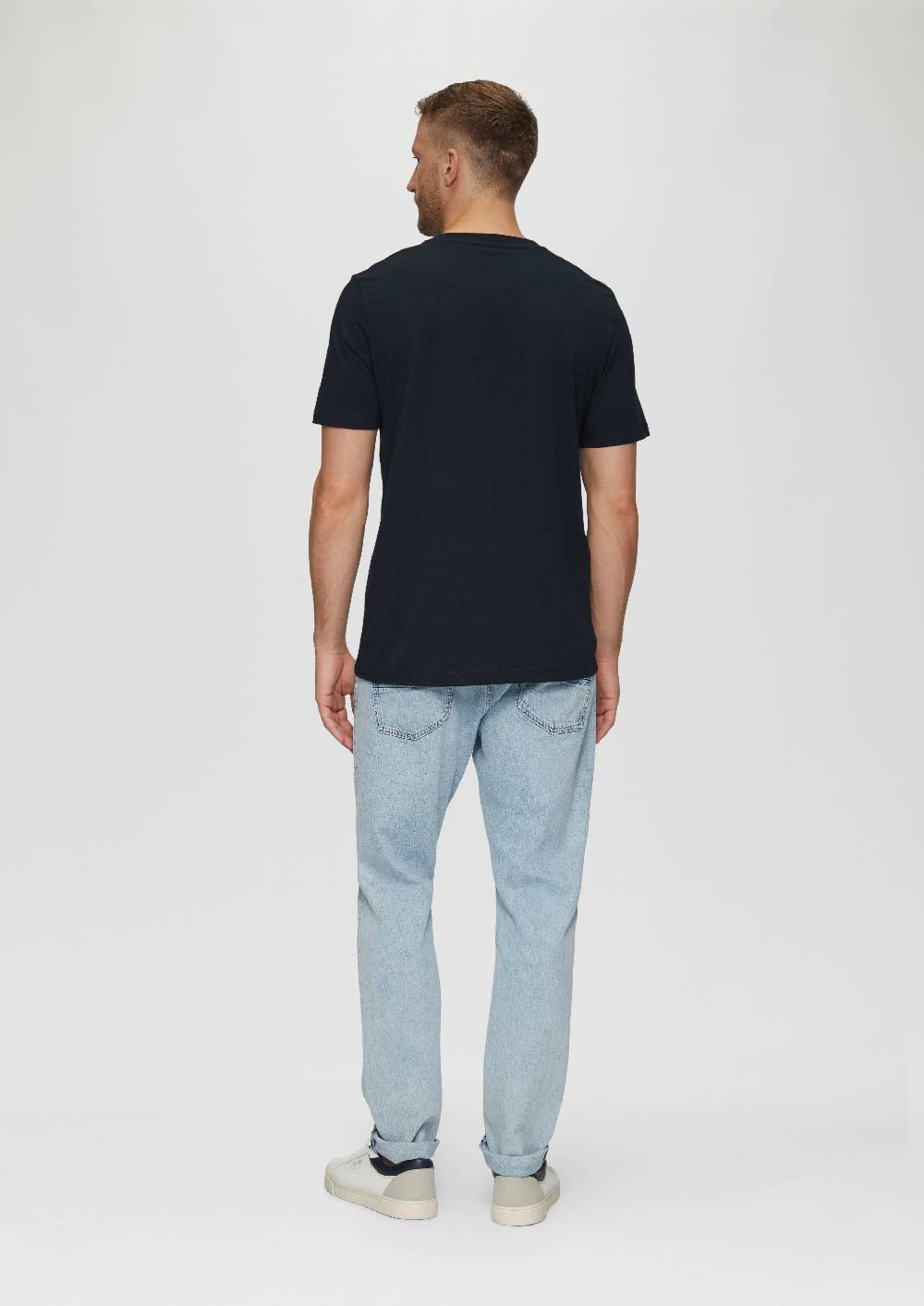 s.Oliver T-Shirt mit Logo-Motiven aus reiner Baumwolle Jubiläumsangebot