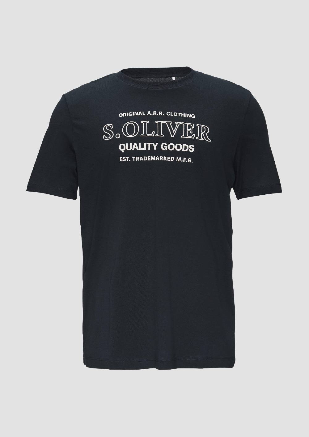 s.Oliver T-Shirt mit Logo-Motiven aus reiner Baumwolle Jubiläumsangebot