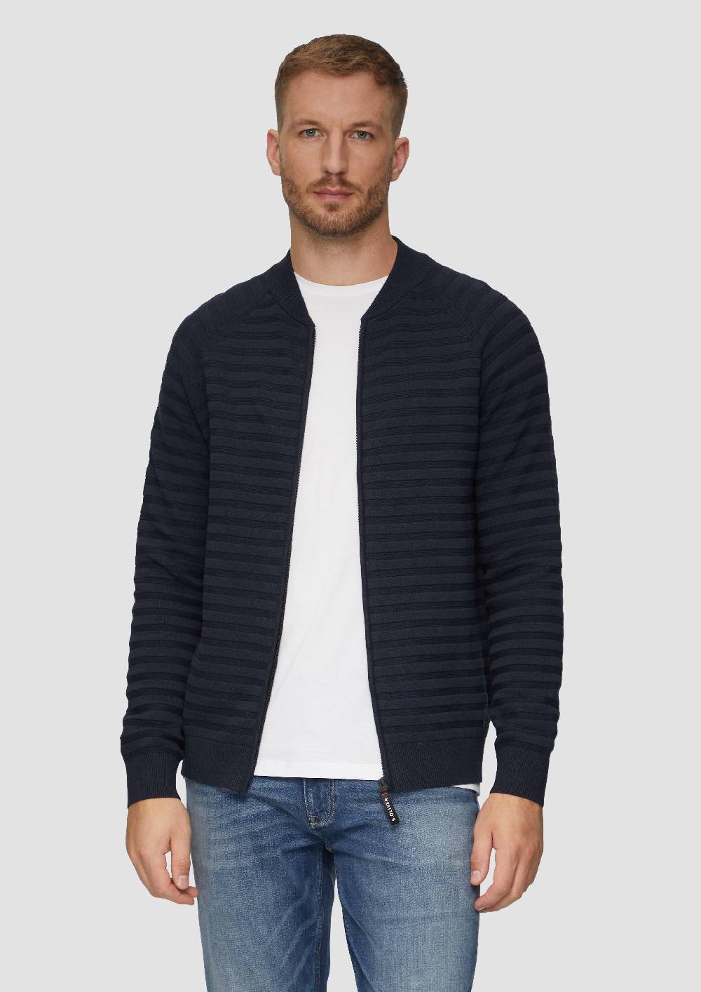 s.Oliver Strickjacke mit Strukturstreifen Top Angebot