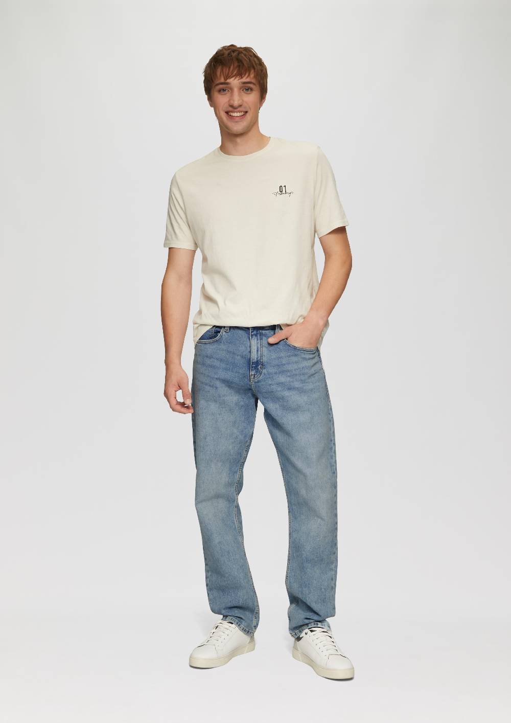 s.Oliver Jeans Pete / Regular Fit / Mid Rise / Straight Leg Neueste Mode