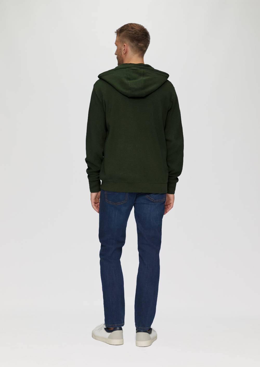 s.Oliver Weiche Sweatshirt-Jacke mit Kapuze Online Outlet