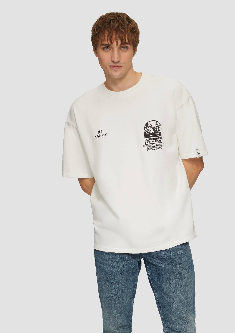 s.Oliver Sweatshirt im Loose Fit mit Front- und Rückenprint Zeitlich begrenztes Angebot