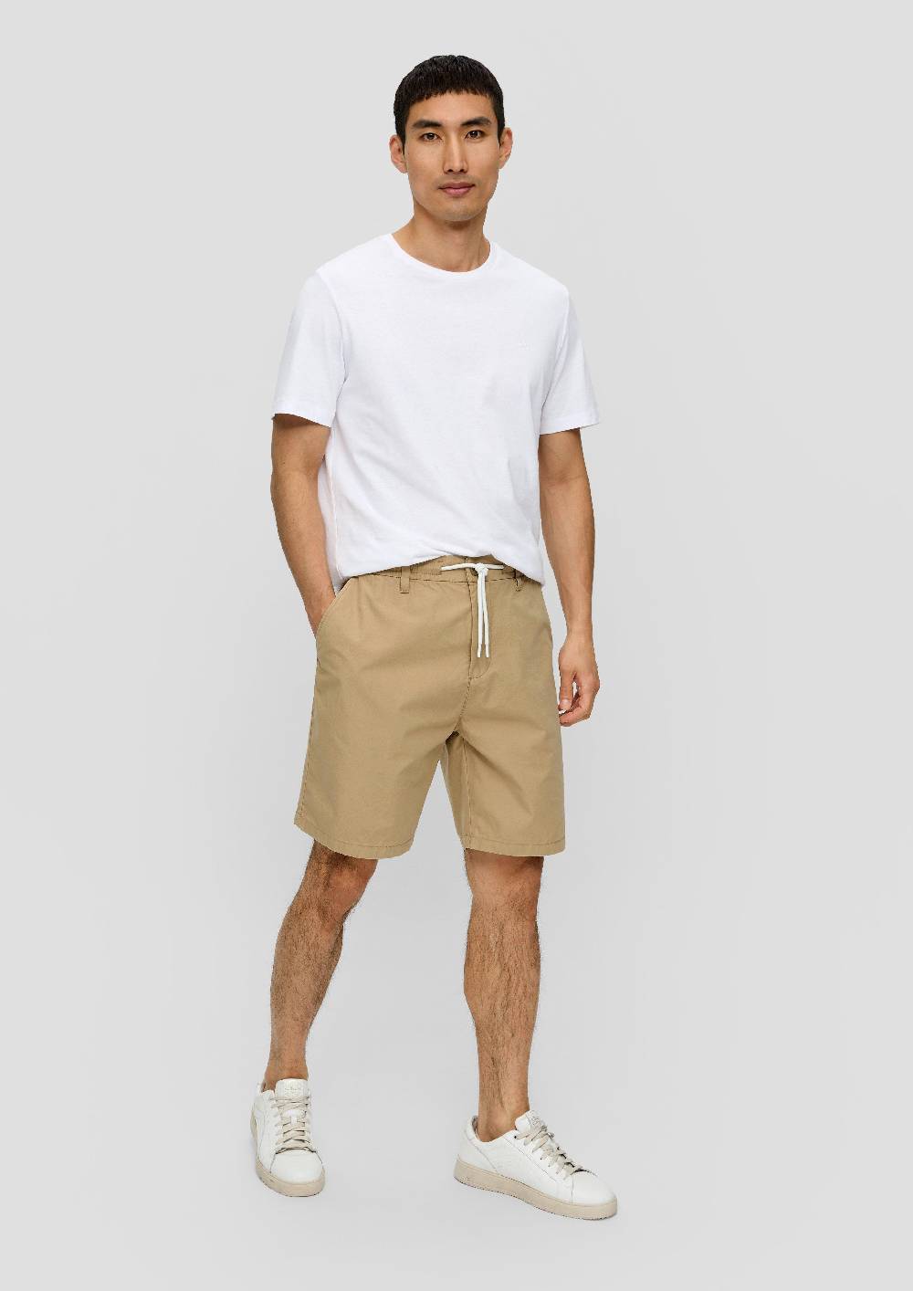 s.Oliver Chino-Shorts im Relaxed Fit mit Elastikbund Blitzangebot