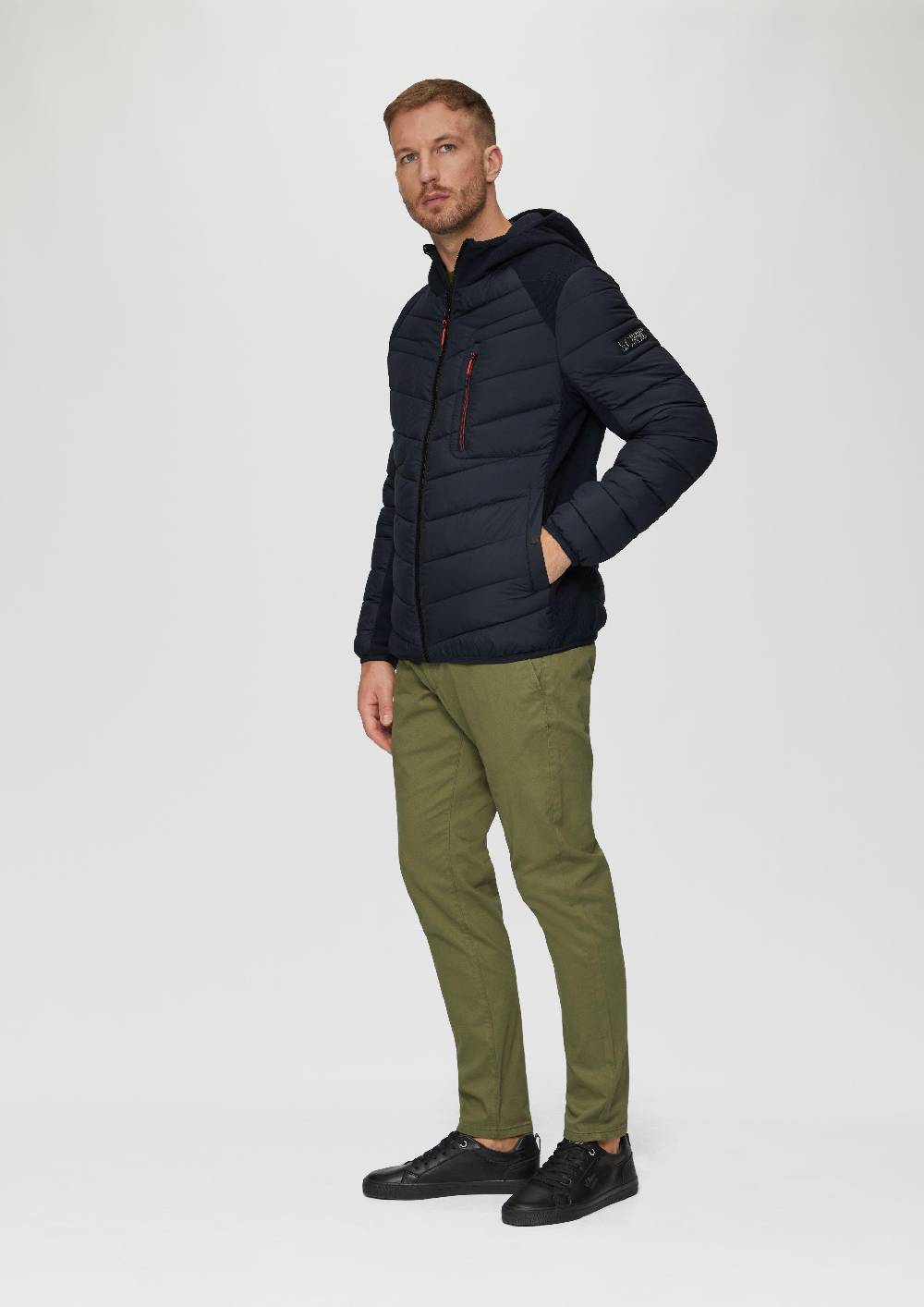 s.Oliver Pufferjacke im Fabricmix mit Kontrast-Details VIP-Rabatte