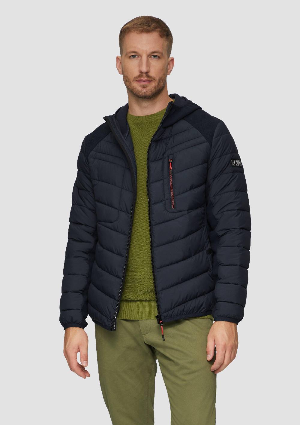 s.Oliver Pufferjacke im Fabricmix mit Kontrast-Details VIP-Rabatte