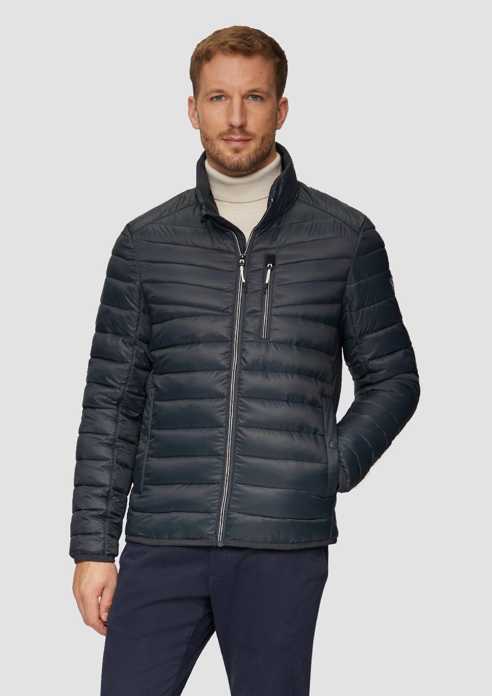 s.Oliver Leicht wattierte Steppjacke aus recyceltem Polyester Tiefpreis