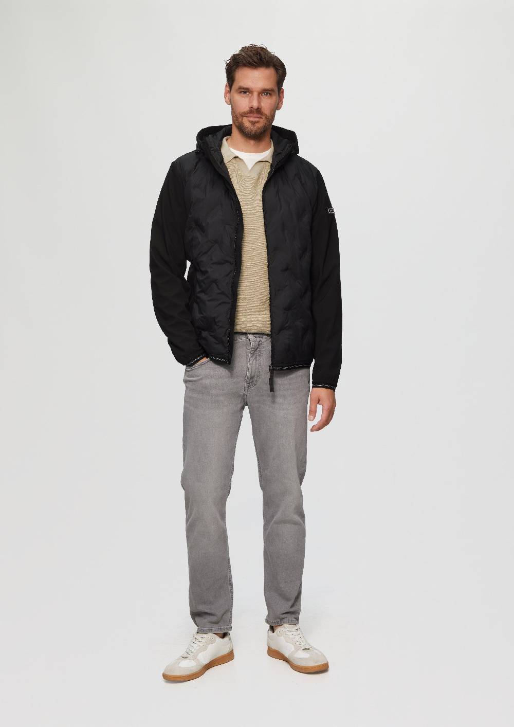 s.Oliver Leichte Steppjacke im Fabricmix Bis zu 65% Rabatt