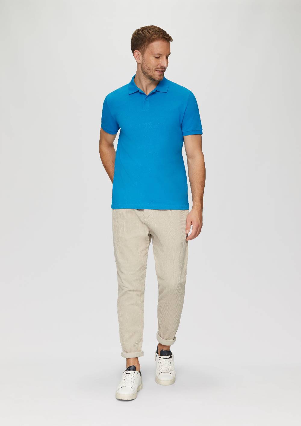 s.Oliver Poloshirt aus Baumwollpiqué Sonderangebot der Fabrik