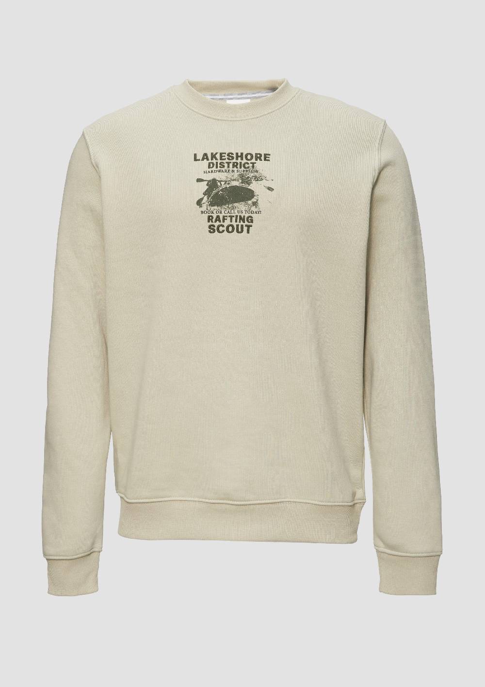 s.Oliver Sweatshirt mit Stickerei aus weichem Baumwollmix Nur noch ein Tag übrig