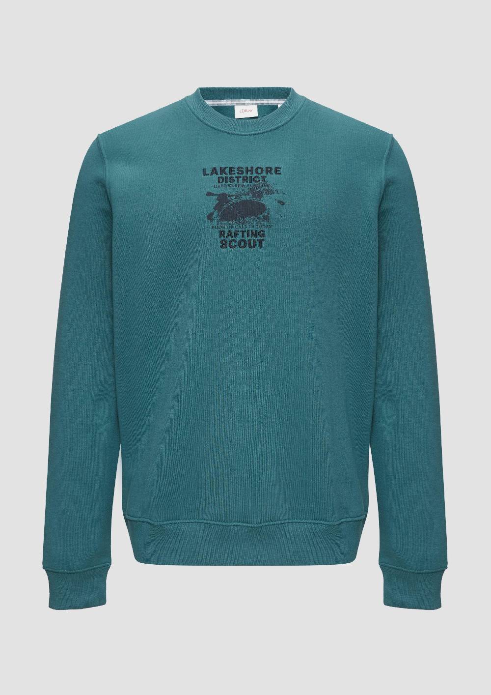 s.Oliver Sweatshirt mit Stickerei aus weichem Baumwollmix 2025