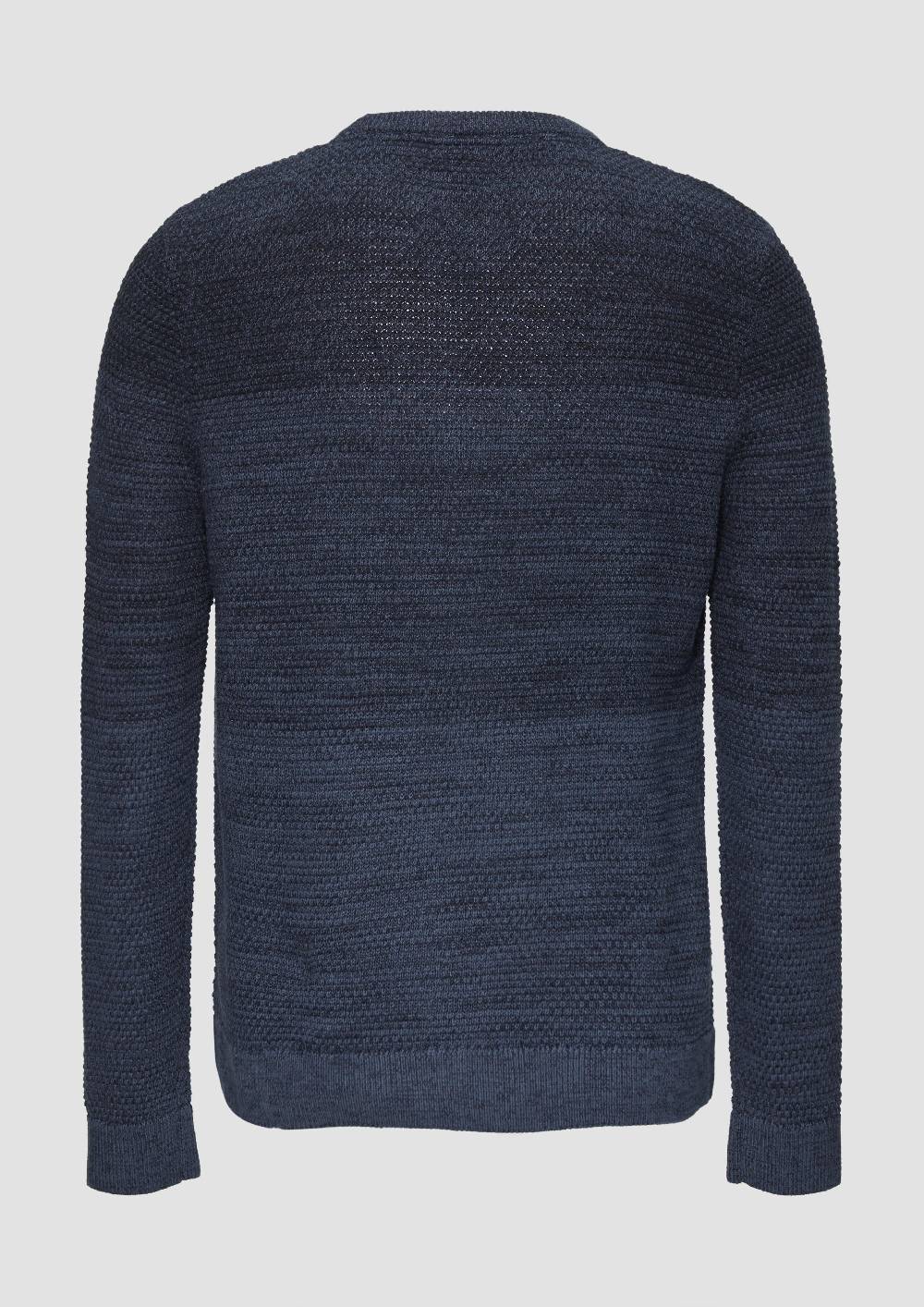 s.Oliver Strickpullover in melierter Streifenoptik Outlet