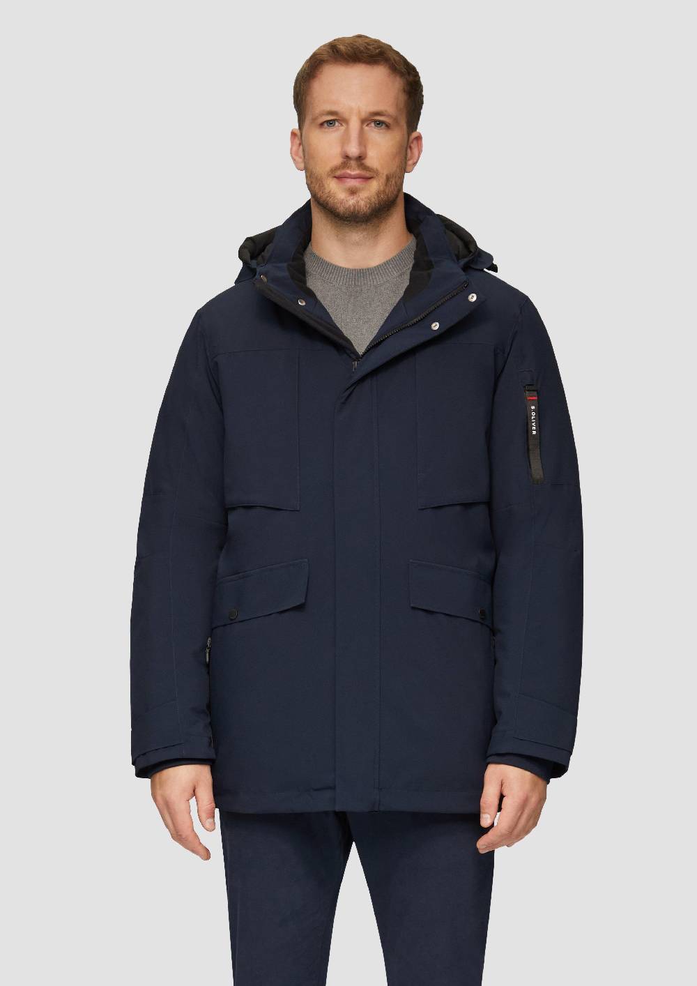 s.Oliver Wasserabweisender Parka mit abnehmbarer Kapuze und weichem Griff Meist gekauft