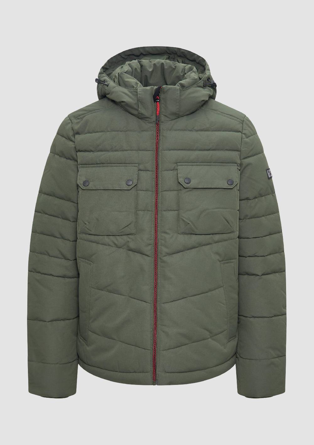 s.Oliver Gesteppte Jacke mit abnehmbarer Kapuze Rabatt