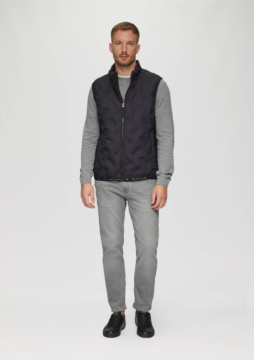 s.Oliver Outdoor-Weste im Fabricmix Versandkostenfrei
