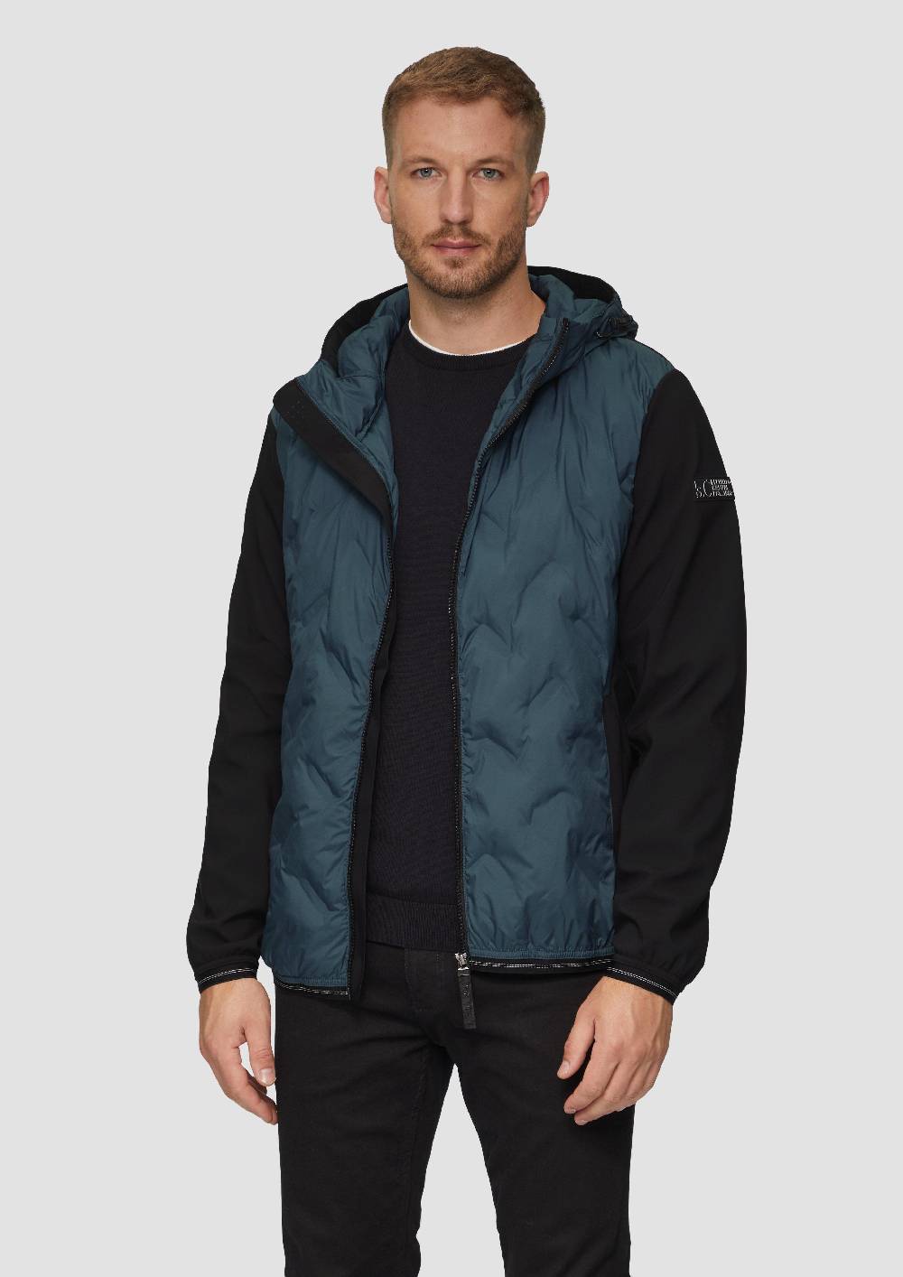 s.Oliver Leichte Steppjacke im Fabricmix Großer Ausverkauf