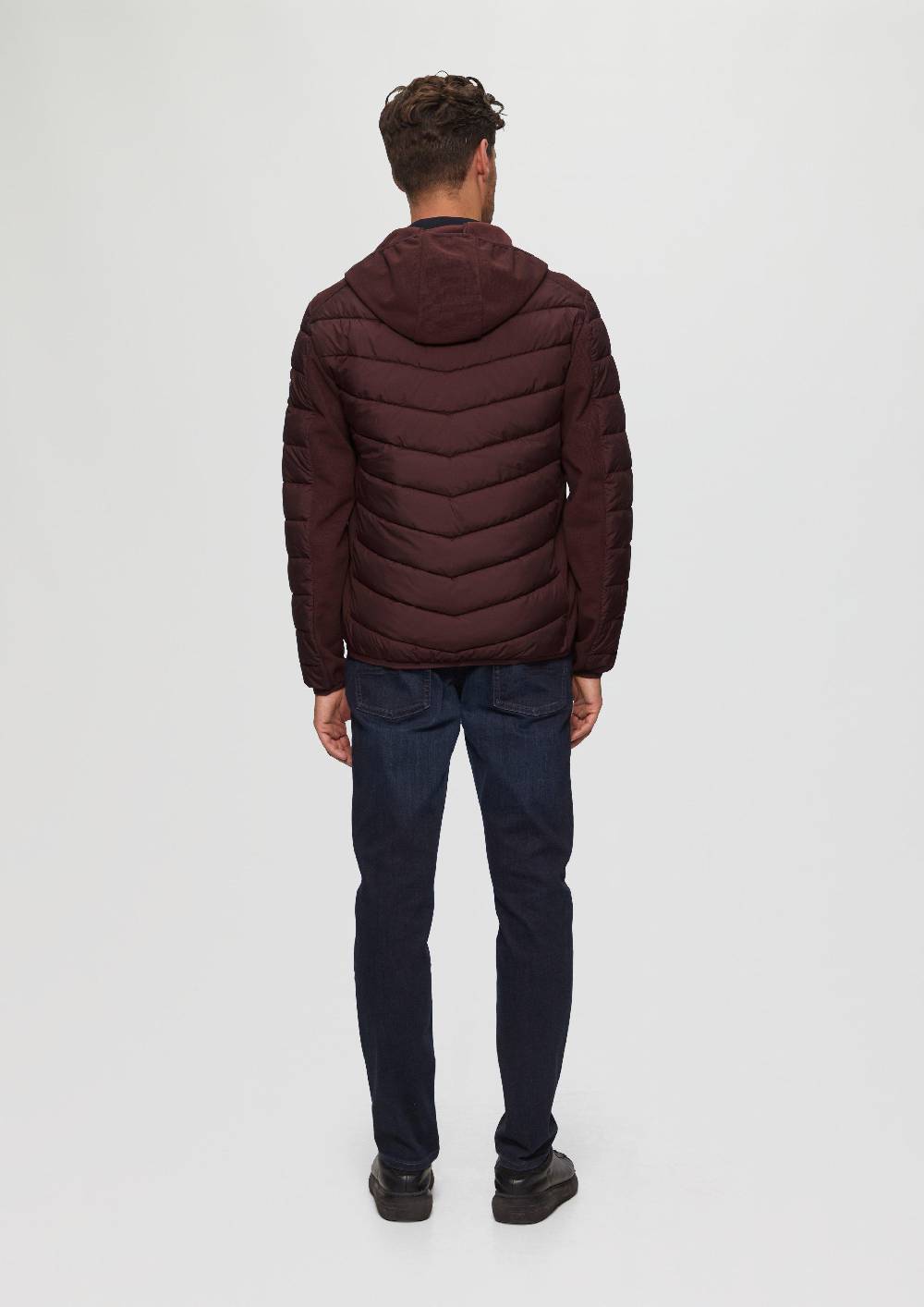 s.Oliver Pufferjacke im Fabricmix mit Kontrast-Details Flash Sale